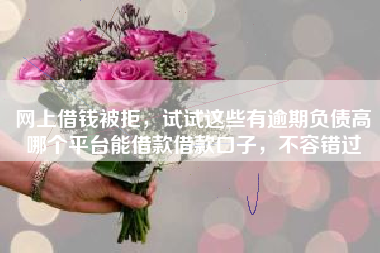 网上借钱被拒，试试这些有逾期负债高哪个平台能借款借款口子，不容错过