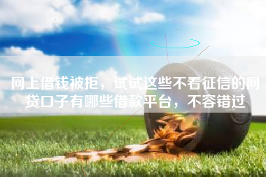 网上借钱被拒，试试这些不看征信的网贷口子有哪些借款平台，不容错过