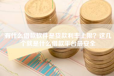 有什么借款软件是贷款利率上限？这几个就是什么借款平台最安全