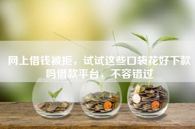 网上借钱被拒，试试这些口袋花好下款吗借款平台，不容错过