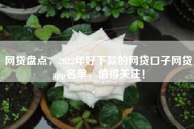 网贷盘点，2022年好下款的网贷口子网贷app名单，值得关注！