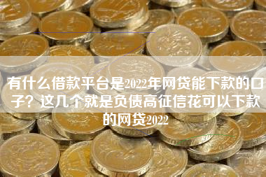 有什么借款平台是2022年网贷能下款的口子？这几个就是负债高征信花可以下款的网贷2022