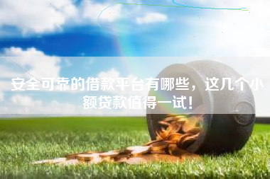 安全可靠的借款平台有哪些，这几个小额贷款值得一试！