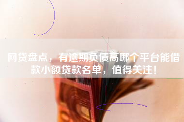 网贷盘点，有逾期负债高哪个平台能借款小额贷款名单，值得关注！