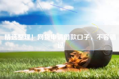 精选整理！网贷申请借款口子，不容错过