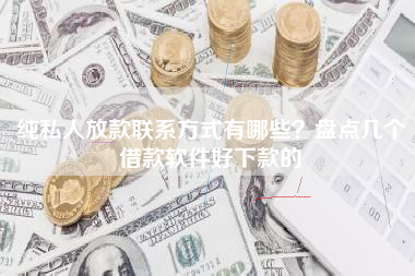 纯私人放款联系方式有哪些？盘点几个借款软件好下款的