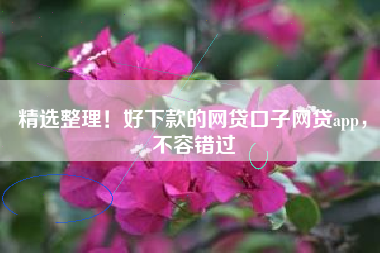 精选整理！好下款的网贷口子网贷app，不容错过