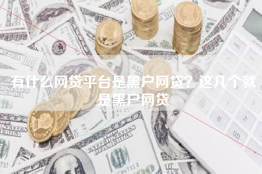 有什么网贷平台是黑户网贷？这几个就是黑户网贷