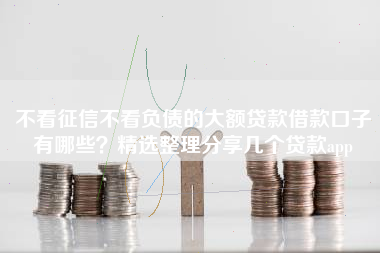 不看征信不看负债的大额贷款借款口子有哪些?精选整理分享几个贷款app 不看征信不看负债的大额贷款借款口子有哪些?精选整理分享几个贷款app
