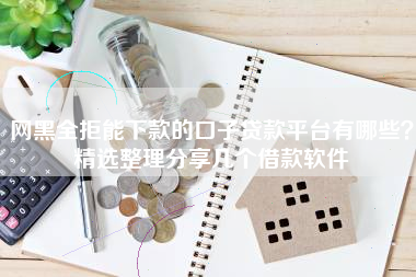网黑全拒能下款的口子贷款平台有哪些？精选整理分享几个借款软件