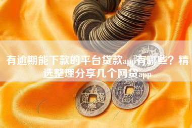 有逾期能下款的平台贷款app有哪些？精选整理分享几个网贷app