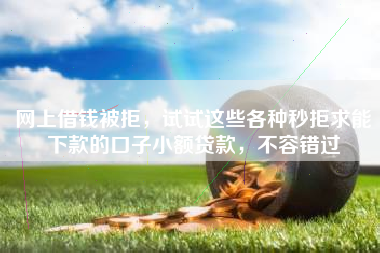 网上借钱被拒，试试这些各种秒拒求能下款的口子小额贷款，不容错过