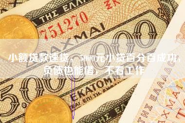 小额贷款速贷，5000元小贷百分百成功，负债也能借，不看工作
