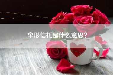 伞形信托是什么意思？