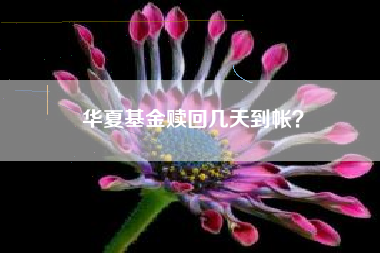 华夏基金赎回几天到帐？