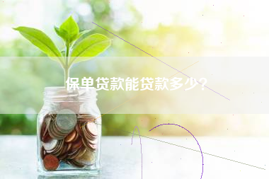 保单贷款能贷款多少？