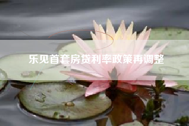 乐见首套房贷利率政策再调整