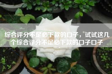 综合评分不足必下款的口子，试试这几个综合评分不足必下款的口子口子